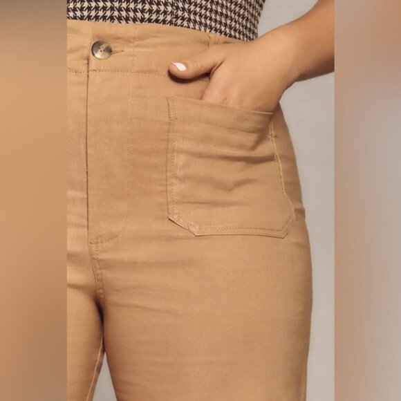 NWT Size 22W -The Colette Magic Fabric Crop Wide-Leg Pants by Maeve (NWT US$120) - Picture 7 of 16